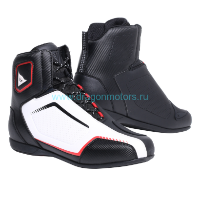 Мотоботы мужские DAINESE RAPTORS AIR - BLACK/WHITE/LAVA-RED