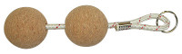 Брелок из пробкового дерева, два шара (10244747)
