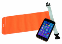 ГЕРМОЧЕХОЛ для смартфона и документов - «Сигнально оранжевый»
