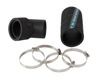 Колено выхлопа с патрубками вход 3" выход 3 1/2" наклон 45, OSCO - CRR45X35