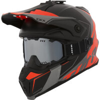 CKX Шлем Titan Cliff Orange with goggle