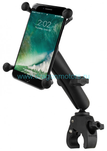 RAM-B-400-C-UN10U струбцина RAM Tough-Claw, муфта 150 мм, X-Grip для больших смартфонов