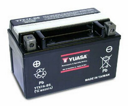 Аккумулятор YUASA (YTX7A-BS)