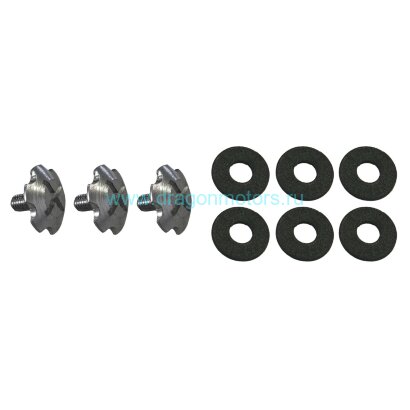 Болты крепежа козырька шлема SCOTT 350 Pro screw kit - black