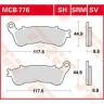Колодки тормозные (серия Sinter Street SV) MCB776SV