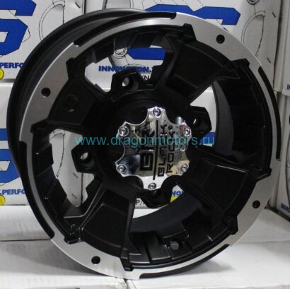 ДИСК ДЛЯ КВАДРОЦИКЛА CARLISLE BLACK-ROCK INTRUDER 4/156 5+2 12X7 (Черный)