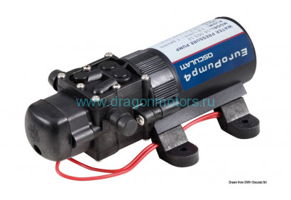 Помпа водоподающая мембранная Europump 4, 12 В, 3.8 л/мин, 2.8 бар, 2,6 A