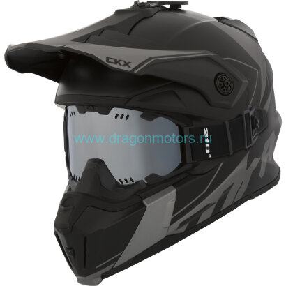 CKX Шлем Titan Cliff Grey with goggle