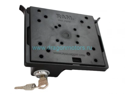 RAP-315U универсальное крепление RAM, Выдвижная площадка с замком и отверстиями AMPS, VESA