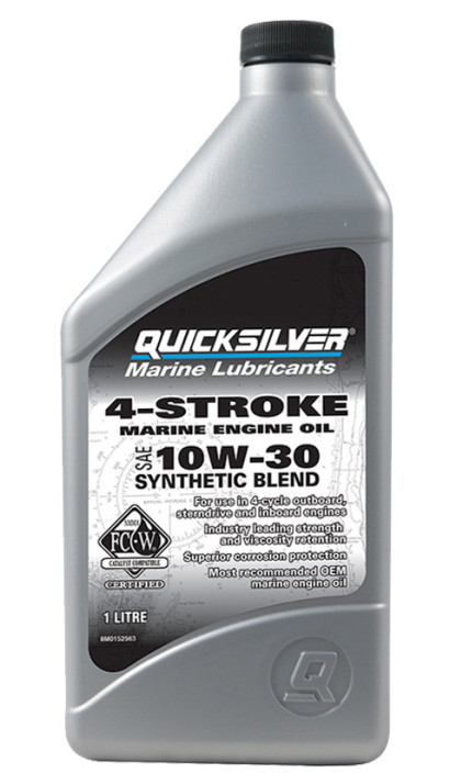 Полусинтетическое масло QUICKSILVER 10W30, 1 л. (10267328)