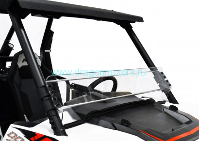 Ветровое стекло Polaris RZR1000 "Direction2 inc.", низкое