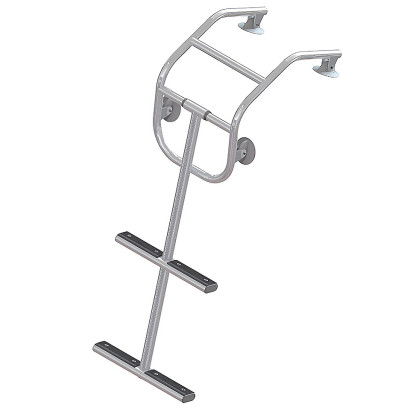 Трап дайверский для НЛ бортовым креплением, 2 белых ступени (ширина 325 мм.) (10269378)