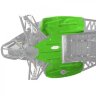 Защита днища для Arctic Cat ZR. M, XF. F (кроме 7000) зеленый