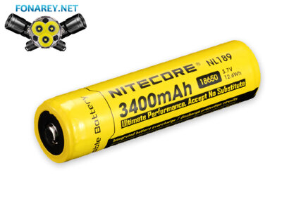 Аккумулятор NiteCore 18650 3400mAh NL1834 Li-ion