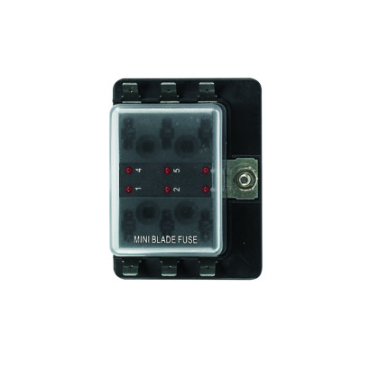 Блок предохранителей мини AAA 6 банд, мини-держатели