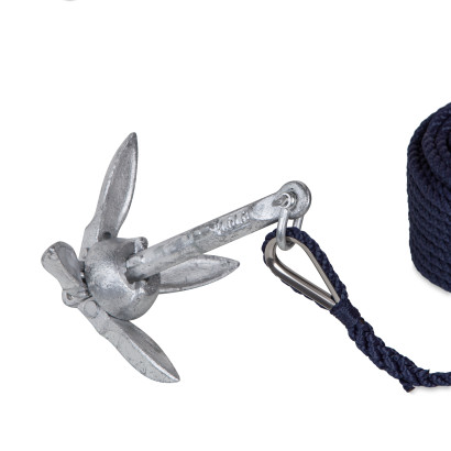 Якорь Skipper складной 5 фунтов (2.25кг), подходят для лодки длиной 11 футов