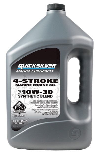 Полусинтетическое масло QUICKSILVER 10W30, 4л. (10267329)