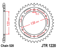 JT звезда задняя JTR1220.38