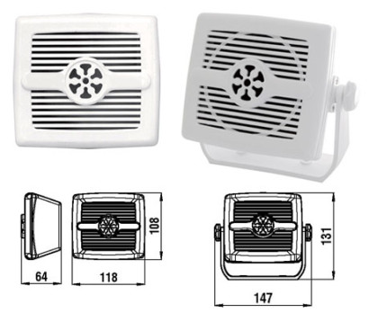 Аудиодинамик врезной, 10 Вт (10252517)