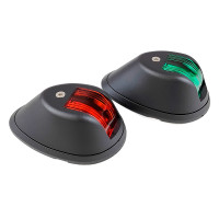 Навигационные огни светодиодные, пара, 12/24 В, 2,5 Вт, 91,5х59х33 мм, черный корпус (10269203)