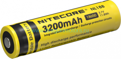 Аккумулятор NiteCore 18650 3200mAh NL1832 Li-ion