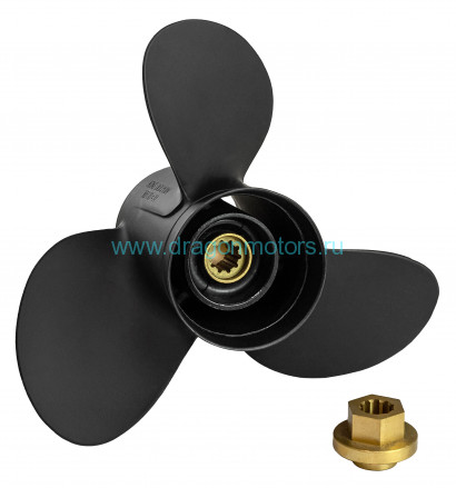 Винт гребной Mercury 9.9-25;3x10x14, KingDolphin - 82-7893-1014