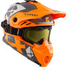 CKX Шлем + очки TITAN Airflow Steep orange/grey