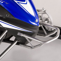 Бампер передний для снегохода Yamaha FX NYTRO (серебристый)