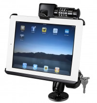 RAM-B-138-AP8LU Крепление RAM Drill-Down с RAM Latch-N-Lock  для Apple iPad Gen 1 и 2