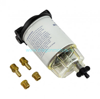 Фильтр топливный 10 мк с креплением и водосборником (большой) - 17-664-00