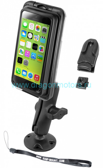 RAP-B-138-AQ7-2-I5 Композитное крепление Drill-Down RAM Aqua Box Pro 20 для Apple iPhone 5