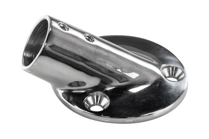 Основание стойки леера (25,4 мм), 30 град, круглое, Marine Rocket