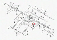 Пружина задней подвески левая Arctic Cat Bearcat 2000 / 570 XT, Z1 1704-843