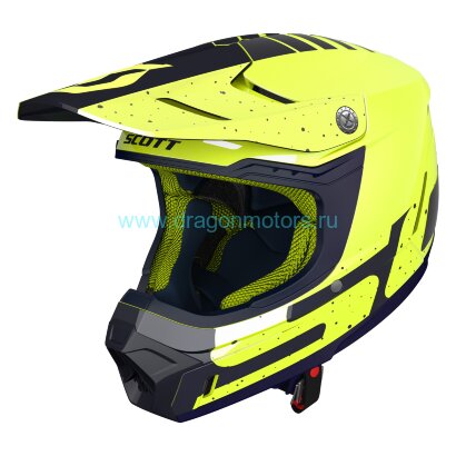 Шлем SCOTT 350 EVO Team ECE - yellow/deep blue