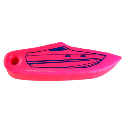 Брелок плавающий «Катер», розовый. (10017323)