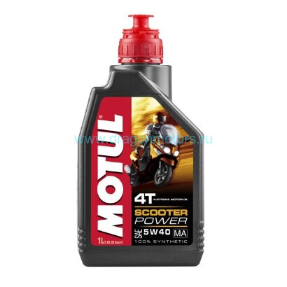 Моторное масло MOTUL Scooter Power 4T MA 5W40 (1 л.)