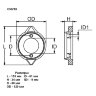 Анод цинковый Martyr, для УПОК Volvo Penta 280/290A/SP. Аналог 875815