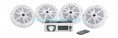 Аудиосистема 1DIN PYLE PLMRKT38W, комплект - PLMRKT38W