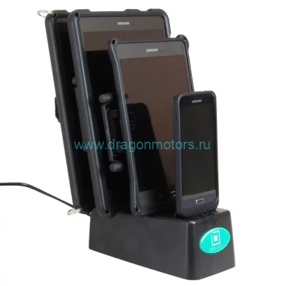 RAM-GDS-DOCK-4G1PU зарядная станция RAM GDS для смартфонов и планшетов в чехлах Intelliskin, 4*2А