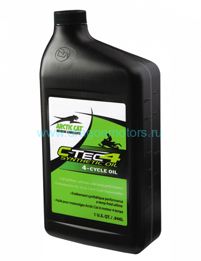 Масло синтетическое C-Tec4 для 4-х тактных снегоходов 1 L