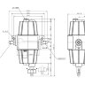 Фильтр топливный с отстойником с фильтрующим элементом 10 мк