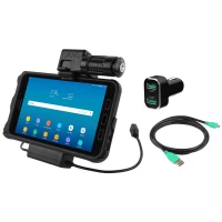 RAM-HOL-SAM7PKL2-CIGU док станция RAM EZ-Roll’r для Samsung Tab Active2, 2 USB авто розетка