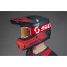 Шлем SCOTT 350 EVO Retro ECE - deep blue/red