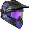 Шлем CKX Titan Original Helmet - Included 210° Goggles BLACK, GLOSS PURPLE