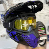 Шлем CKX Titan Original Helmet - Included 210° Goggles BLACK, GLOSS PURPLE