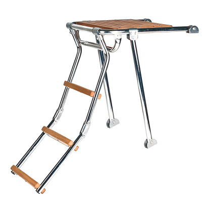 Платформа кормовая с трапом 3 ступени ироко (10269430)