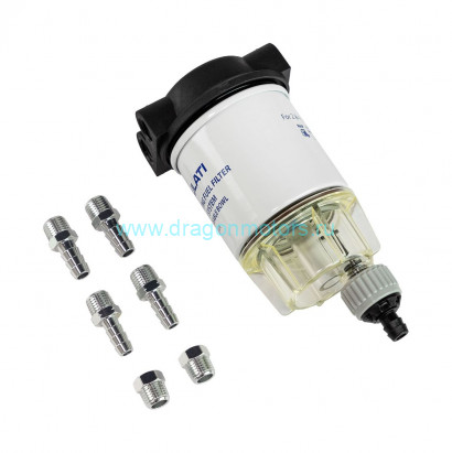 Фильтр топливный 10 мк с креплением и водосборником (малый)