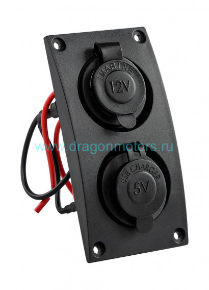 Панель с USB-разъемом и прикуривателем: SP3320PV