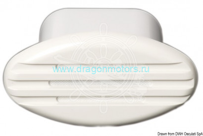 Osculati 21.102.00 - Горн сигнальный врезной 12V 110 dB (1 компл. по 1 шт.)