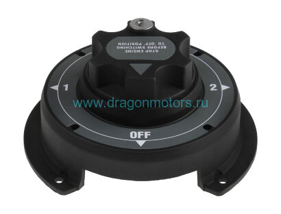 Выключатель массы "OFF-1-BOTH-2" (2 АКБ) 310А 12-36 В с ключом